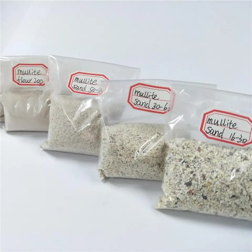 China Pabrik Supplier Mullite Sand lan Mullite Flour kanggo Investasi Casting