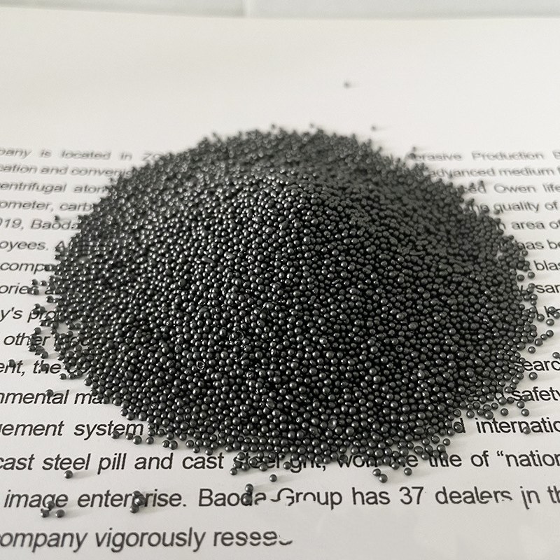 Low Konsumsi S330 Steel Shot Ball Kapadhetan dhuwur Blasting Abrasive