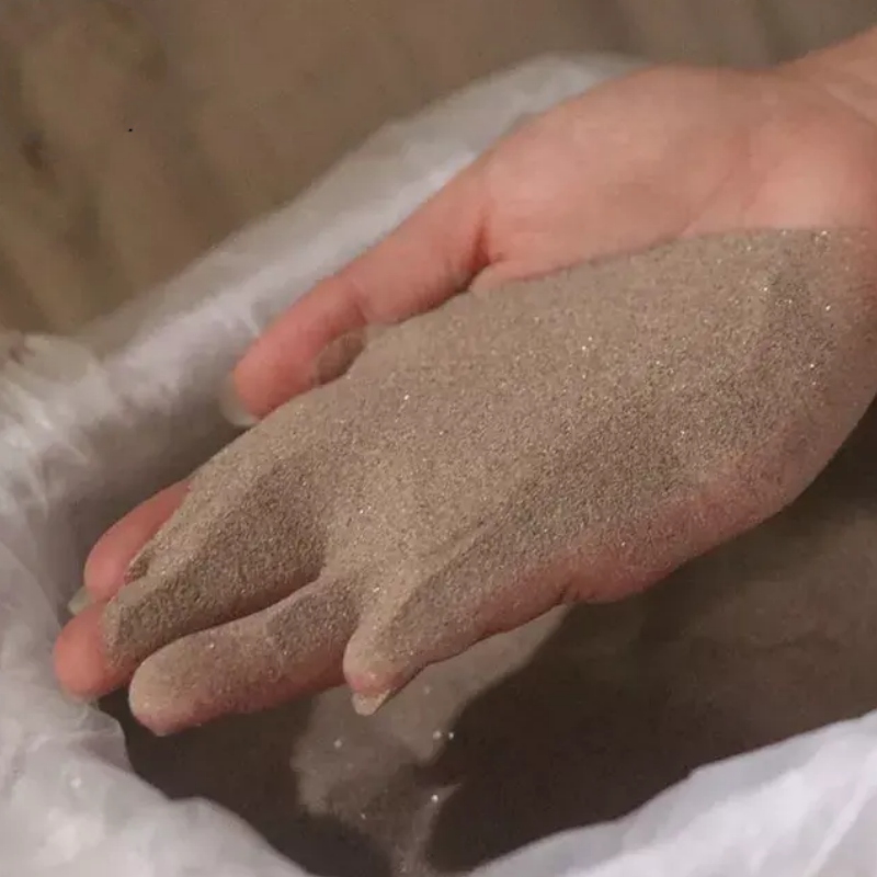 Wedhi Zirkon Refractory 2340 ° C Titik Lebur kanggo Kiln Suhu Dhuwur
