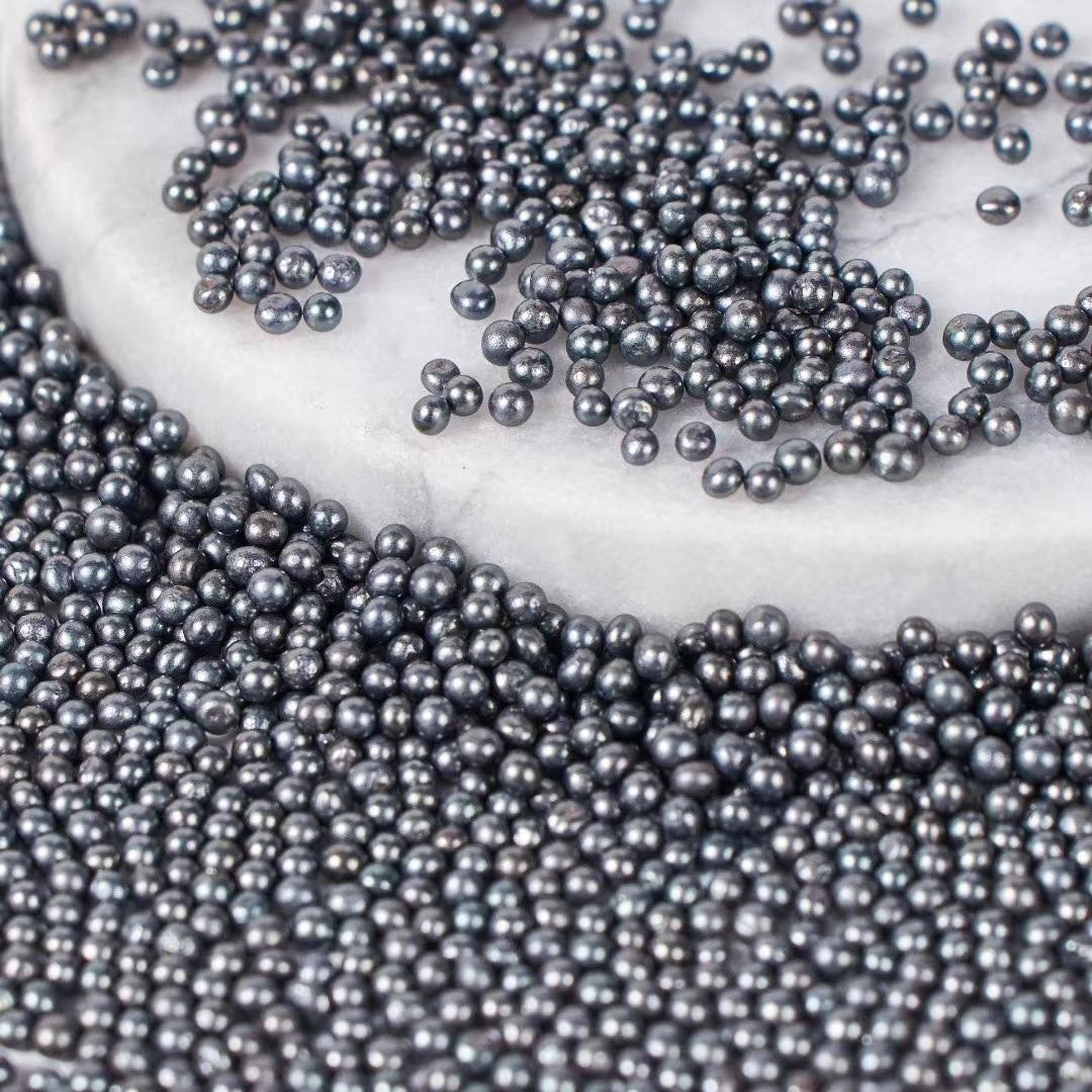 S330 Spherical Steel Shot Ball Kanggo Shipbuilding Steel Plate Cleaning